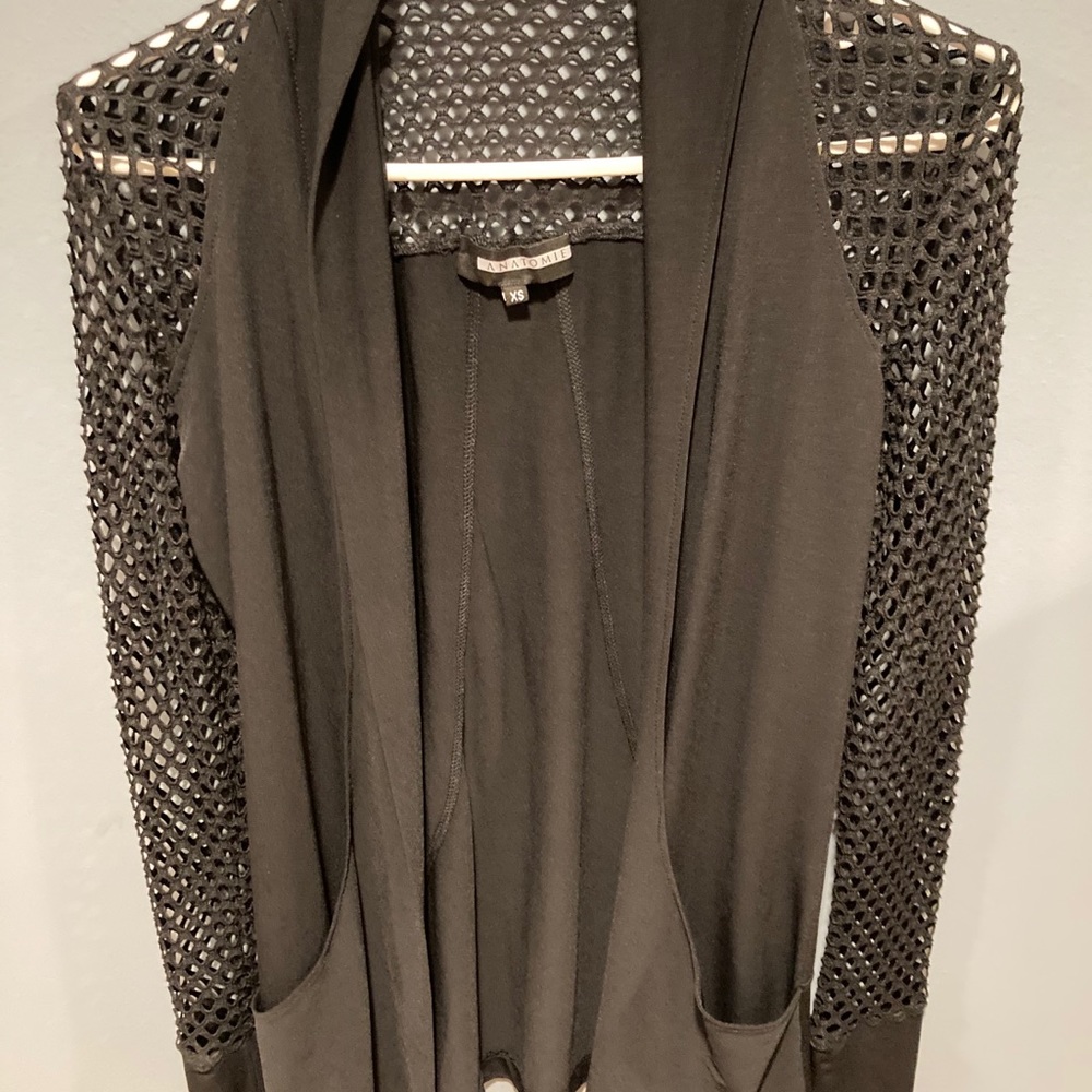 NWT Anatomie Sachi cardigan in black, size XS - Picture 3 of 6